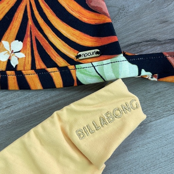 ☀️RIP CURL☀️ NAMOTU FIXED SOL SEARCHER TANGA BIKINI SET - Picture 13 of 13